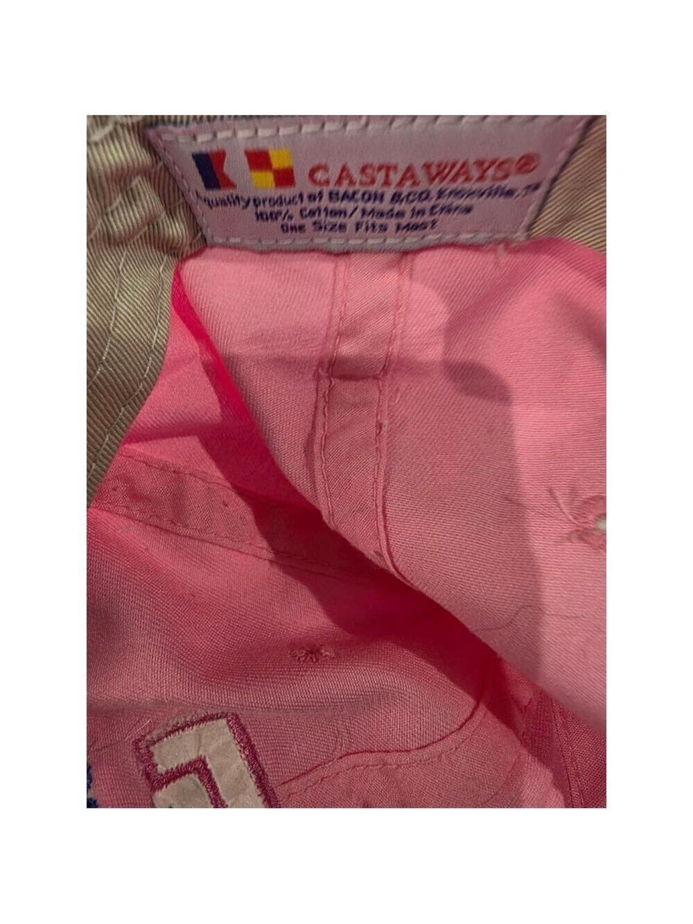 Women's autographed Pink Lady Volunteers (Vols) Baseball Cap - Picture 5 of 8
